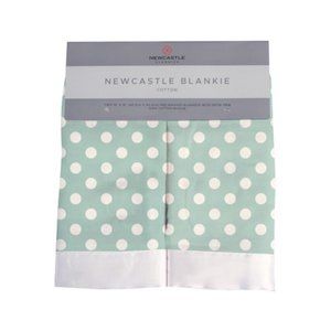 Set of 2 Jade Polka Dot Blankies